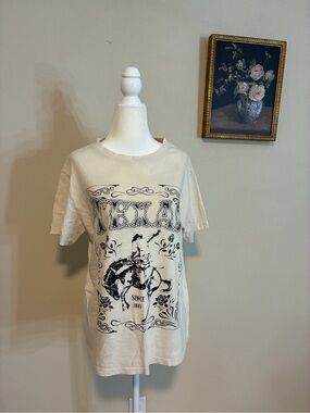 Women’s Cream Texas Graphic Camisole Top